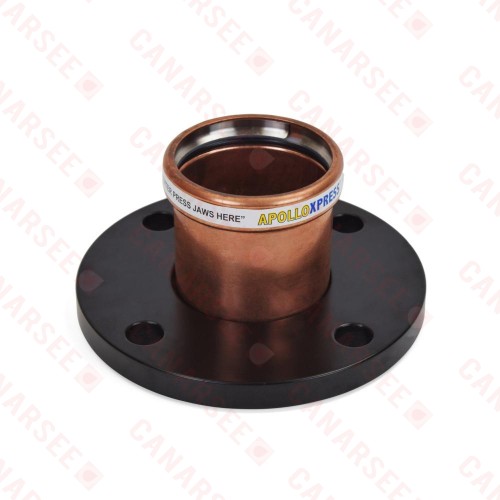 2-1/2" Press x Flange Adapter, #125, Made in the USA