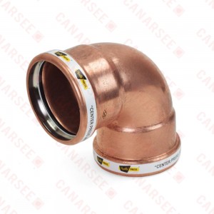 3" Press Close Turn Copper 90° Elbow, Made in the USA