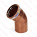 3" Press Copper 45° Street Elbow, Made in the USA 3" Press Copper 45° Street Elbow, Made in the USA