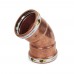 2-1/2" Press Copper 45° Elbow, Made in the USA