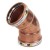 4" Press Copper 45° Elbow, Made in the USA