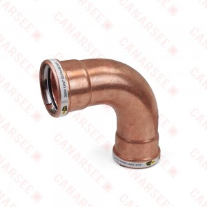 2-1/2" Press Long Turn Copper 90° Elbow, Made in the USA