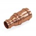 1-1/2" x 1" Press Copper Reducing Coupling, Made in the USA