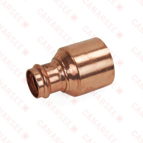 2-1/2" FTG x 1-1/4" Press Copper Reducer, Made in the USA 2-1/2" FTG x 1-1/4" Press Copper Reducer, Made in the USA