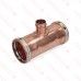 2-1/2" x 2-1/2" x 1/2" Press Copper Tee, Made in the USA