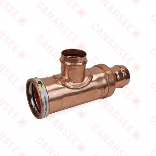 2-1/2" x 2-1/2" x 2" Press Copper Tee, Made in the USA