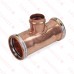 3" x 3" x 2" Press Copper Tee, Made in the USA 3" x 3" x 2" Press Copper Tee, Made in the USA