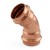 1-1/2" Press Copper 45° Elbow