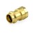 1/2" Press x Female Threaded Adapter, Lead-Free Brass