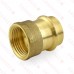 1" Press x Female Threaded Adapter, Lead-Free Brass