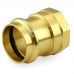 2" Press x Female Threaded Adapter, Lead-Free Brass