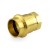 3/4" Press x 1/2" Female Threaded Adapter, Lead-Free Brass