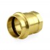 1" Press x 3/4" Female Threaded Adapter, Lead-Free Brass