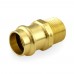 3/4" Press x Male Threaded Adapter, Lead-Free Brass