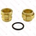 2" Press Union, Lead-Free Brass
