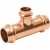 3/4" x 3/4" x 1/2" Press Copper Tee