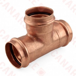 2" Press Copper Tee, Made in the USA