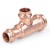 3/4" x 1/2" x 1/2" Press LF Brass & Copper Tee