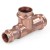 3/4" x 1/2" x 3/4" Press Copper Tee