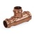 1-1/2" x 1" x 1" Press Copper Tee, Made in the USA