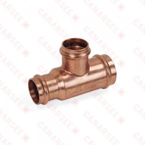 2" x 1-1/2" x 1-1/2" Press Copper Tee, Made in the USA