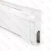 Right End Cap (Slotted/Wall Trim) for Fine/Line 30, Hinged, 3.75" wide