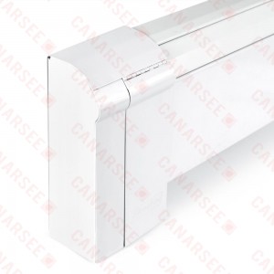 Left End Cap (Floor Length) for Fine/Line 30, Hinged, 4" wide