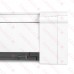 Right End Cap (Floor Length) for Fine/Line 30, Hinged, 4" wide