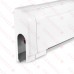 Left End Cap (Slotted/Wall Trim) for Multi/Pak 80, Hinged, 4" wide