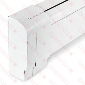 Left End Cap for Base/Line 2000, Hinged, 4" wide