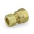 3/8" OD No Tube Stop x 3/8" FIP Threaded Compression Adapter, Lead-Free 3/8" OD No Tube Stop x 3/8" FIP Threaded Compression Adapter, Lead-Free