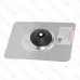 1/2" - 1" dia. Pipe or Mounting Post, Aurora No-Calk Solar Flashing, Galvanized, Pitched Roof, 9" x 12.5" base
