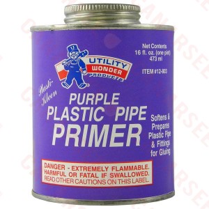 Purple PVC Primer, 16 oz (1 pint)
