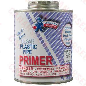 Clear PVC Primer, 16 oz (1 pint)