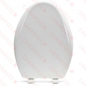 Bemis 1200E4 (White) Premium Plastic Soft-Close Elongated Toilet Seat