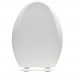 Bemis 1200E4 (White) Premium Plastic Soft-Close Elongated Toilet Seat