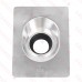 4" Pipe, No-Calk Pitched Roof Flashing, Aluminum, 12" x 15" base
