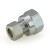 3/8" OD No Tube Stop x 1/2" FIP Threaded Compression Adapter, Chrome Plated, Lead-Free 3/8" OD No Tube Stop x 1/2" FIP Threaded Compression Adapter, Chrome Plated, Lead-Free