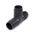 1-1/2" Barbed Insert PVC Tee, Sch 40, Gray