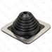 1-1/3" - 4" dia. Pipe, Master Flash Profiled/Corrugated Metal Roof Flashing, 6" x 6" base