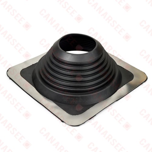 5-1/2" - 11-1/2" dia. Pipe, Master Flash Profiled/Corrugated Metal Roof Flashing, 14" x 14" base