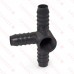 3/4" Barbed Insert x 3/4" Female NPT Side Outlet PVC Tee, Sch 40, Gray