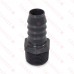 3/4" Barbed Insert x 3/4" Male NPT Threaded PVC Adapter, Sch 40, Gray