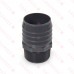2" Barbed Insert x 1-1/2" Male NPT Threaded PVC Reducing Adapter, Sch 40, Gray
