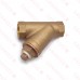 1” FPT Cast Brass Y-Strainer w/ Plug, Lead Free
