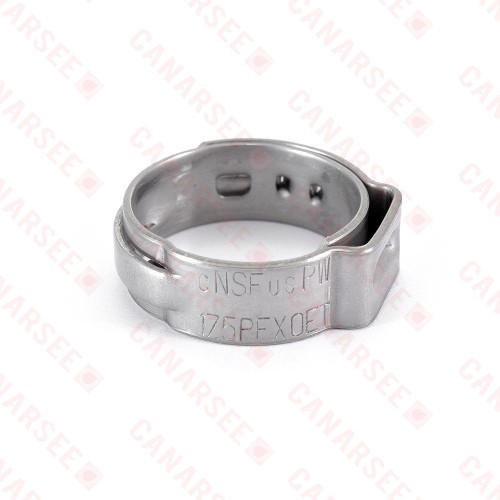 1/2” PEX Stainless Steel Cinch Clamps (100/bag)