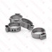 1/2” PEX Grip (No-Slip) Stainless Steel Cinch Clamps (100/bag)