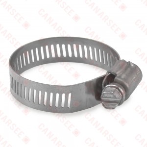 3/4" - 1-3/4", SAE 20, St. Steel Worm Gear Clamp