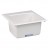 15" x 15" x 7.75" Hospitality/Utility/Bar Sink, White