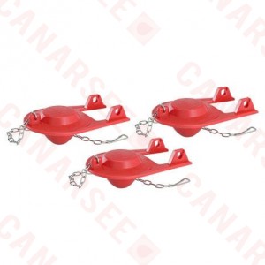 Korky 2" Universal Toilet Flapper, 3-Pack